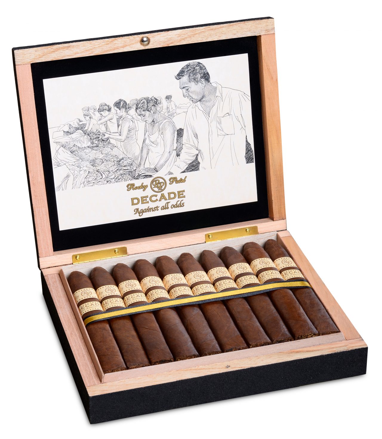 découvrez le cigare rocky patel decade, une édition limitée célébrant une décennie d'excellence avec un mélange riche et complexe pour les amateurs de cigares raffinés.